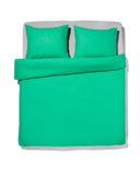 HEMA Dekbedovertrek 200x200/220cm zacht katoen vert (vert vif)