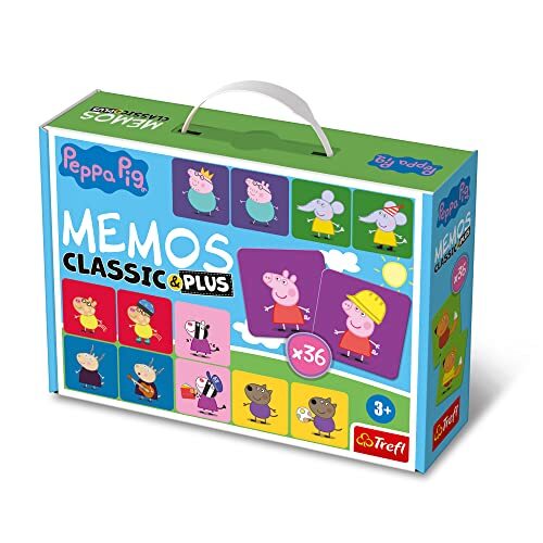 Trefl - Memos Classic & Plus, Peppa Pig