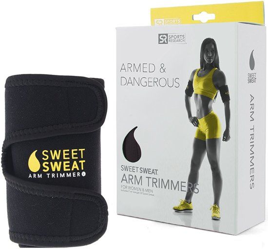 Sports Research Sweet Sweat Arm Trimmer Yellow - 0023249010722