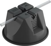 OBO Bettermann dakleidinghouder voor platte daken 8-10mm polyamide/polyethyleen zwart, 5218700