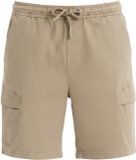OMBRE Korte Broek - Regular Fit - Katoen - Effen Lichtolijfgroen XXL