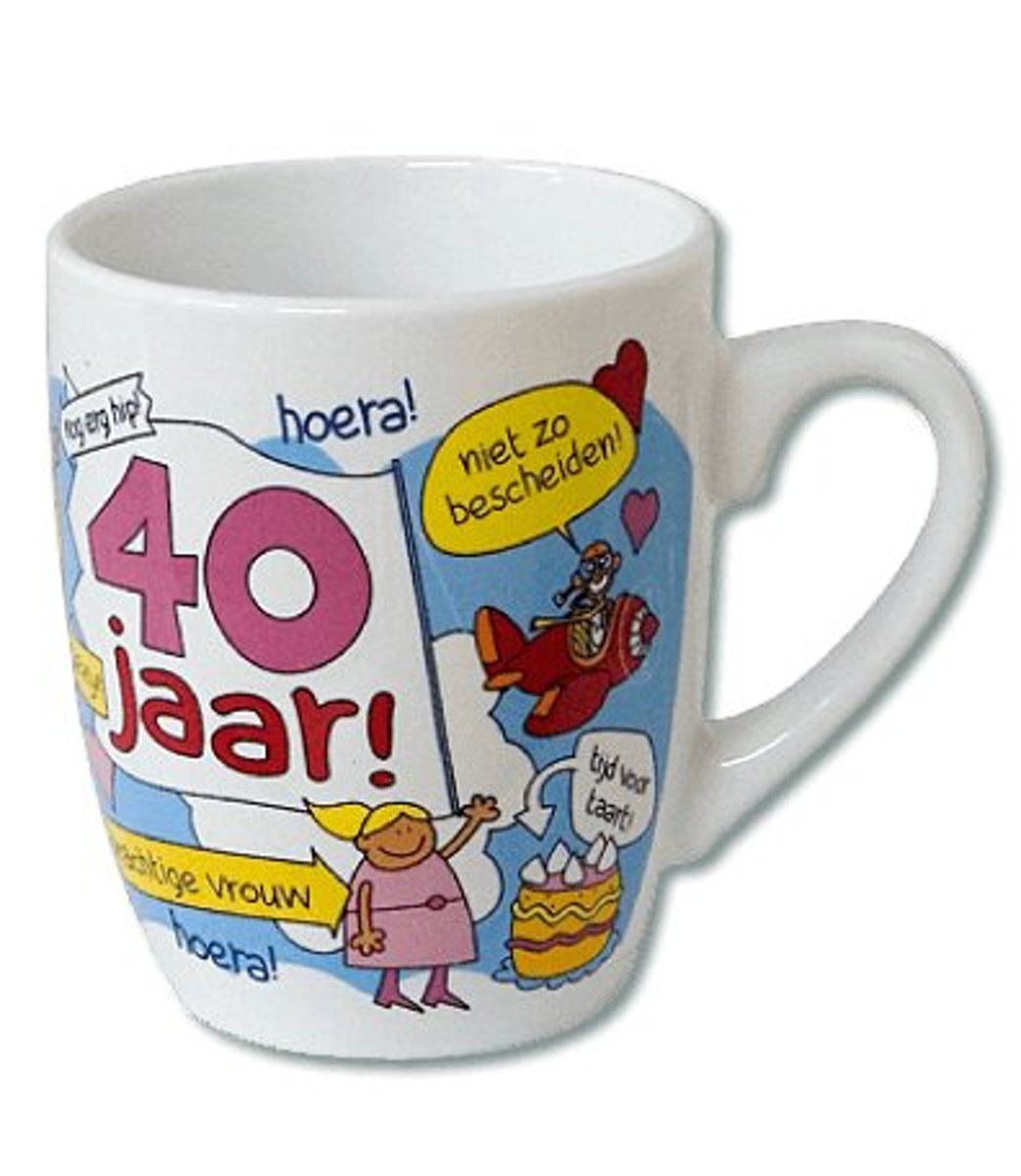 Paper Dreams Cartoonmok 40 jaar vrouw - 8716764086861