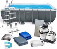 INTEX Ultra Frame Serie - Opzetzwembad - 549x274x132 cm - Inclusief Accessoires