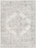 Surya Ceren vloerkleed vintage oosters grijs wit