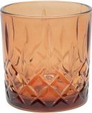 Svenska Living Whiskeyglas/drinkglas - 345ml - Amber - Ø8,1xh8,3cm - Set van 6