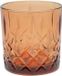 Svenska Living Whiskeyglas/drinkglas - 345ml - Amber - Ø8,1xh8,3cm - Set van 6