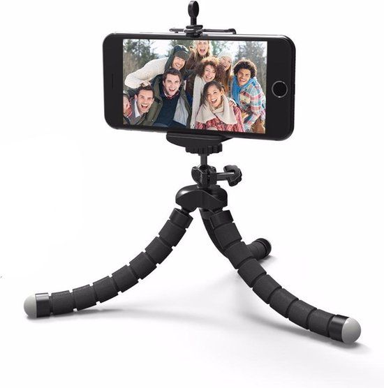 Premium Commerce Flexibele Octopus Statief voor Smartphone - iPhone - Samsung - Camera Telefoon houder