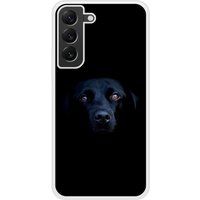 Samsung Bedrukt siliconen hoesje compatibel met Galaxy S22 Plus Chien noir