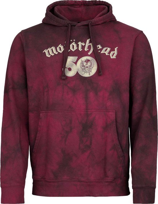 Motörhead Core 50th Heren Trui met capuchon - rood - XXL