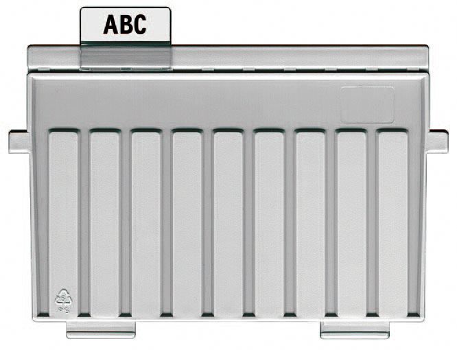 HAN 9001 Indextabs transparant