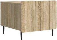 vidaXL Salontafel met lade Sonoma Eiken 49 x 50 x 42 cm Bewerkt hout