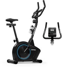 Zipro Boost Hometrainer Elektromagnetische Fiets, Hartslagsensoren, Zwart/Blauw