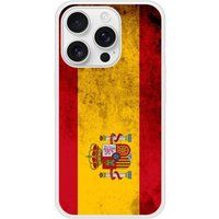 Apple iPhone 16 Drapeau espagne Verstevigd hoesje met sublimatie bedrukking