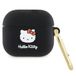 Hello Kitty siliconen 3D Kitty-hoofdhoes voor AirPods Pro 2 (2022/2023) - zwart