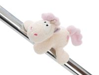 NICI 61903 MagNICI Knuffeldier eenhoorn Creamy Pink, 12 cm, wit