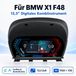 BMW 12,3-inch instrument combinatoire pour BMW X1 F48 – tableau de bord LCD avec résolution 1920x720, incluant CarPlay & Android Auto sans fil, et un système Linux