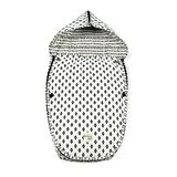 Walking Mum Boho Chic 2-in-1 koekoekzak, wit/zwart