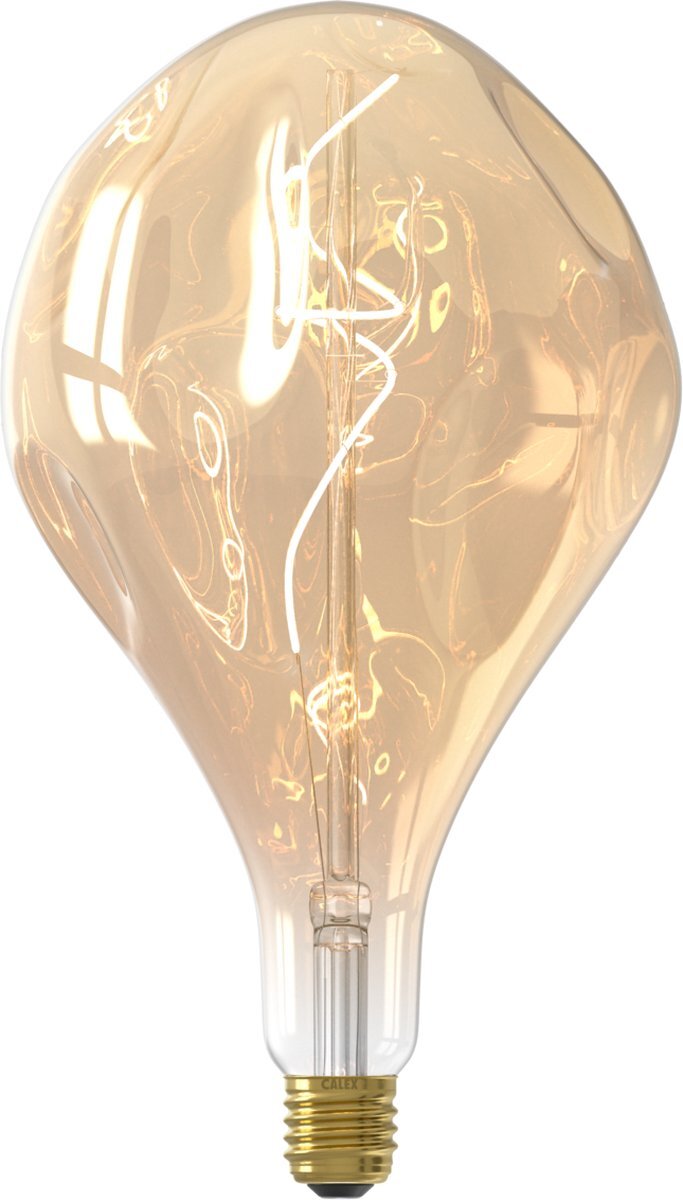 Calex Organic EVO XXL Gold - E27 LED Lamp - Filament Lichtbron Dimbaar - 6W - Warm Wit Licht