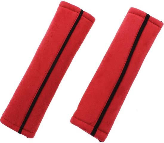 Race Sport Gordelhoezen 24 X 6,5 Cm Vilt Rood 2 Stuks
