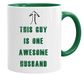 Grappige Awesome Husband Mug - Funny Romantic 12 oz Premium Quality Work Humor Mug & Gift Box Set