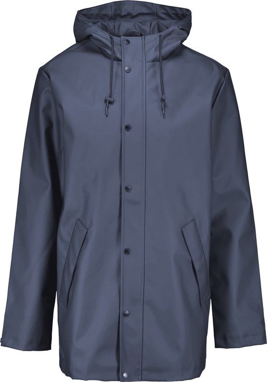 America Today Heren Regenjas Jake Deep Blue Maat M