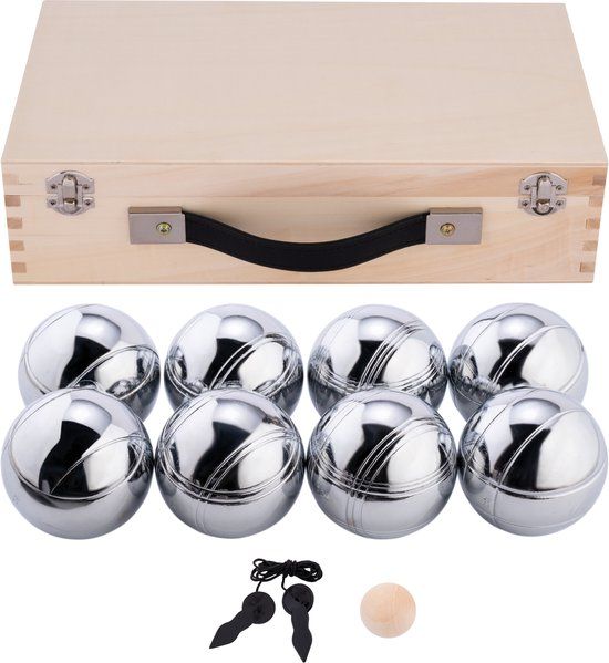 Engelhart Longfield Games Jeu De Boule 8 Ballen - In Houten Koffer