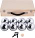 Engelhart Longfield Games Jeu De Boule 8 Ballen - In Houten Koffer