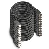 OREI 6 voet HDMI-kabel 4K met Ethernet-categorie 2-gecertificeerde 3D-ondersteuning en Audio Return Channel V2.0 (verpakking van 10 stuks)