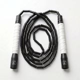 Elevate Rope Freestyle Beaded Springtouw - Lange Handvatten - Verstelbare Jump Rope 3m - Zwart