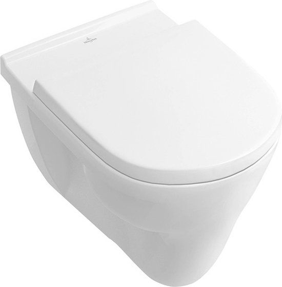 Villeroy & Boch O.novo Wandcloset - Vlakspoel - Wit - Exclusief zitting