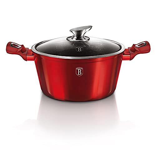 "B-BLACK" B-black® Berlinger Haus Kookpan Pot gecoat met lavasteen 20 cm