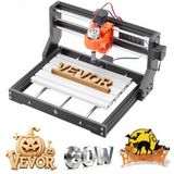 VEVOR 3018 CNC-Freesmachine, 60w Spindel, 3-Assige Graveermachine, Werkgebied van 300x180x40 mm, Behuizing van Aluminiumlegering, voor Het Graveren en Snijden van Hout en Acryl