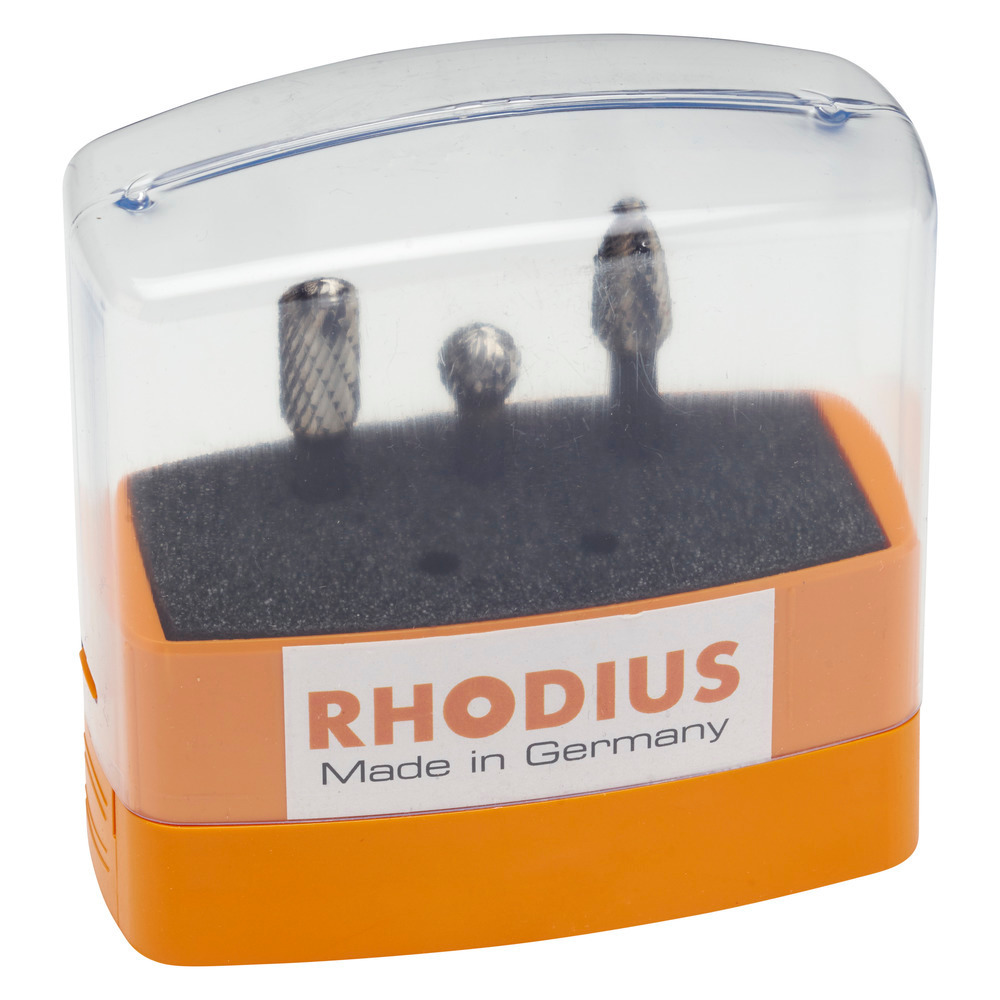 Rhodius HF SET 3 3-delige HM-Frezenset - 80x60x50mm