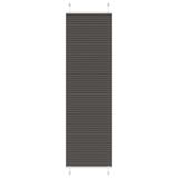 VidaXL Plissé rolgordijn 55x200 cm stofbreedte 54,4 cm polyester zwart