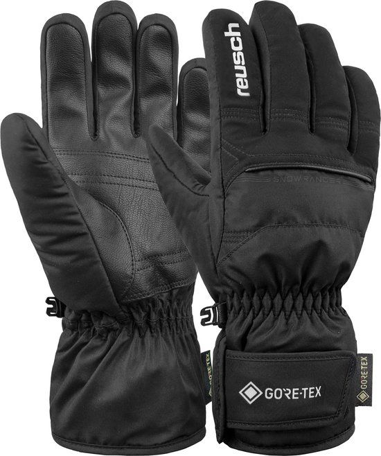 Reusch Snow Ranger GORE-TEX Fingerhandschuhe - Unisex - zwart-wit - Maat 10,5
