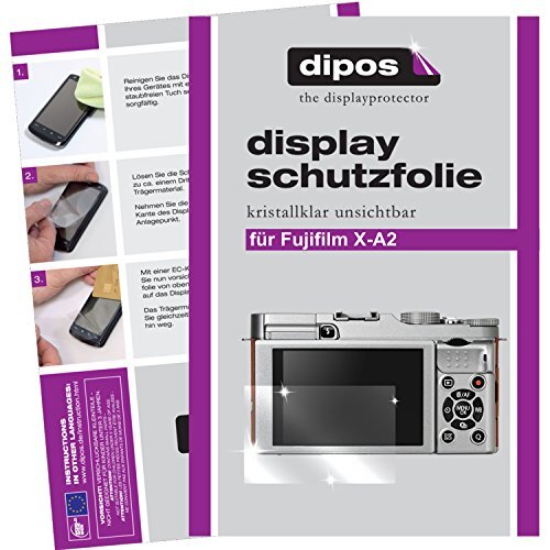 dipos I 6X beschermfolie helder compatibel met Fujifilm X-A2 folie displaybeschermfolie