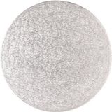 BrandNewCake® Cake Drum Zilver - Rond Ø25cm
