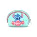 Disney Lilo and Stitch Candy portemonnee ovale blauw 12 x 9 cm