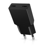 CSL Chargeur USB-C, 30W, adaptateur secteur 2 ports