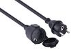 Electraline 01661 bouwplaatsverlengkabel IP44 (20m kabel, H07RN-F 3G1.5, voor buitengebruik en gebruik op bouwplaatsen)