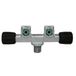 TECNOMAR GRFT-02P grifo Fijo Plano 2 Salidas roestvrij staal M25