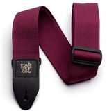 Ernie Ball Polypro Gitaarriem Bordeaux