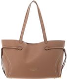 GIANNI CHIARINI Leren schoudertas shopper Violette Shoulder Bag Clay Lichtbruin