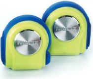 Nilox 10NXAU15ST003 hoofdtelefoon/headset Draadloos oorhaak Oproepen/muziek Bluetooth Blauw, Geel