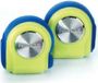 Nilox 10NXAU15ST003 hoofdtelefoon/headset Draadloos oorhaak Oproepen/muziek Bluetooth Blauw, Geel