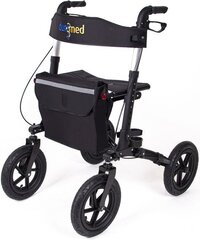 Dunimed Premium Lichtgewicht Rollator met Grote Luchtbanden - Zwart