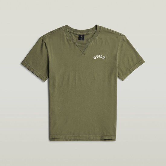G-Star NIFOUS R T SS Heren T-shirt Katoen Groen Maat 14