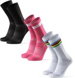 DANISH ENDURANCE Performance Crew Fietssokken - Gevoerd Ademend & Sneldrogend - Unisex - 3 paar - Maat 39-42