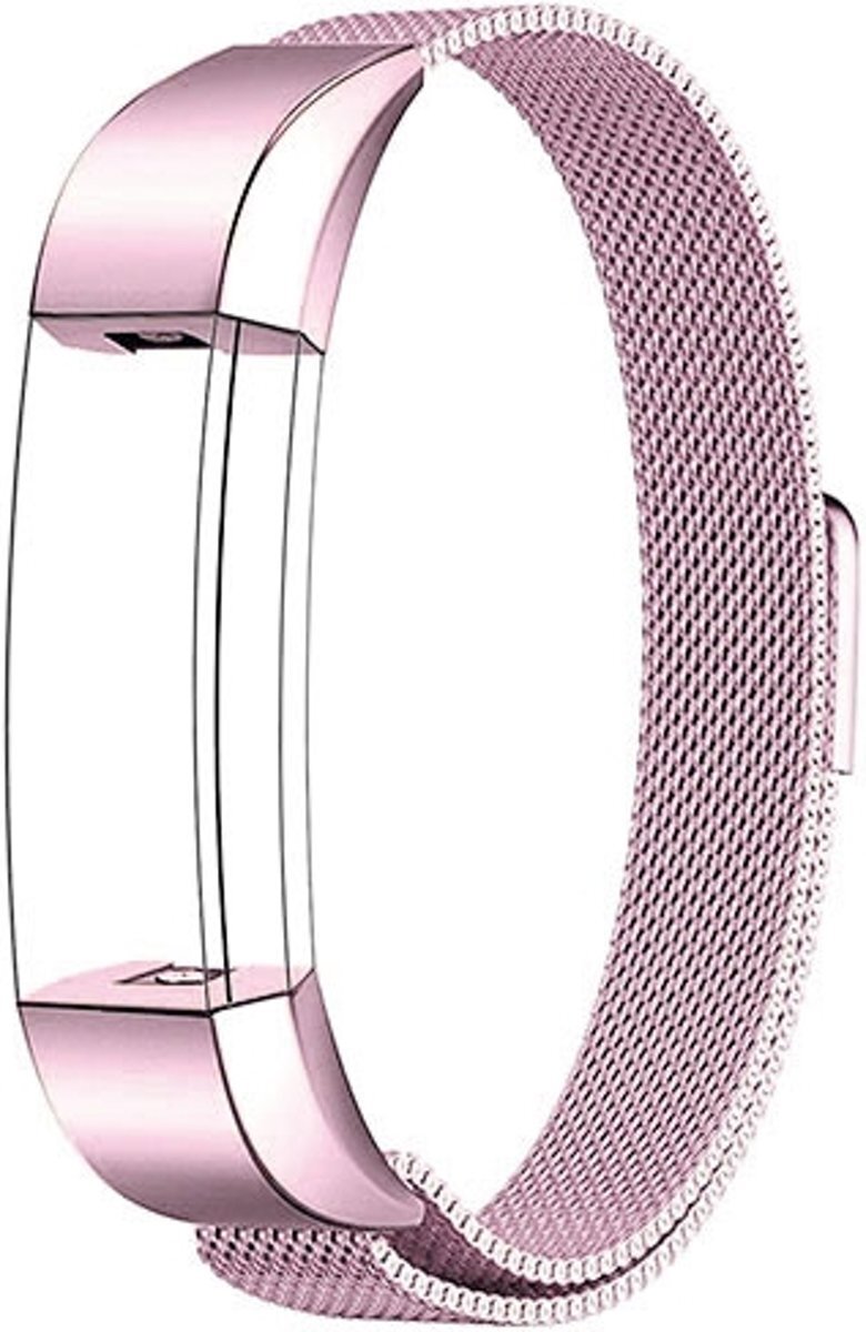 HIPFIT FitBit Alta HR Milanese bandje Small - Roze