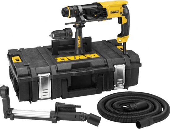 DeWalt D25135K-QS - D25134K-QS SDS-Plus combihamer 800W + D25301D-XJ Stofafzuigset +